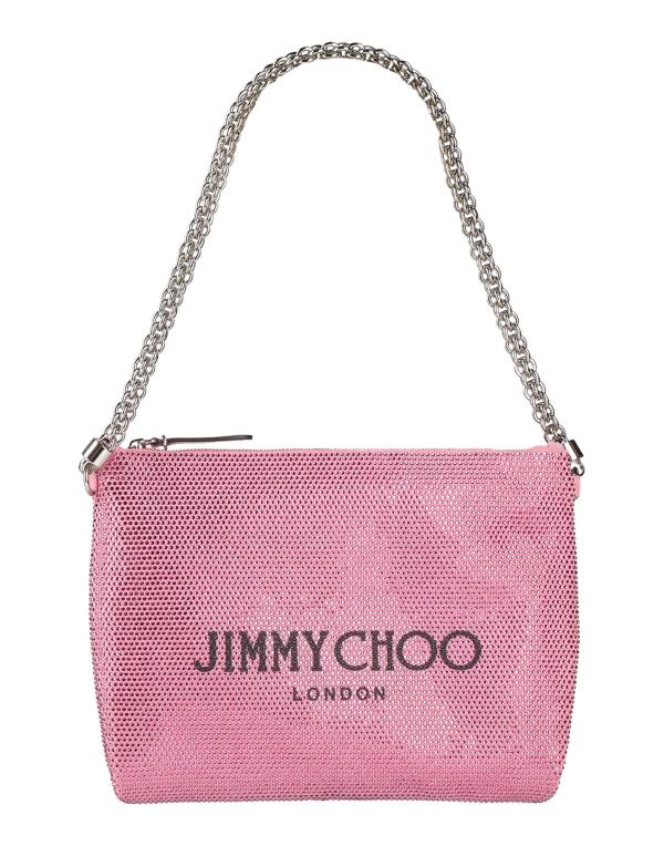 【送料無料】 ジミーチュー レディース ハンドバッグ バッグ Handbag Pink