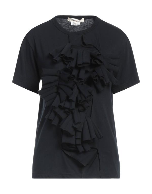 【送料無料】 コム・デ・ギャルソン レディース Tシャツ トップス T-shirt Blackのサムネイル