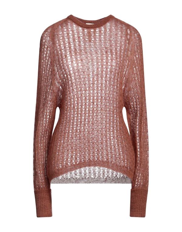 【送料無料】 アリジ レディース ニット・セーター アウター Sweater Brownのサムネイル