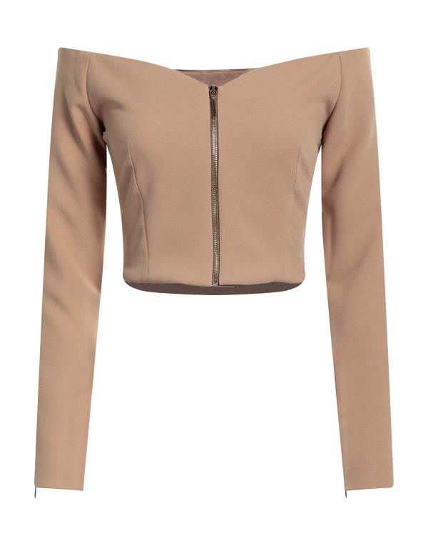 【送料無料】 シモーナ コルセリーニ レディース ジャケット・ブルゾン アウター Jacket Camel