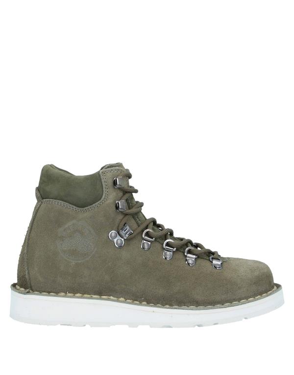 【送料無料】 ディエム レディース ブーツ・レインブーツ シューズ Ankle boot Military green