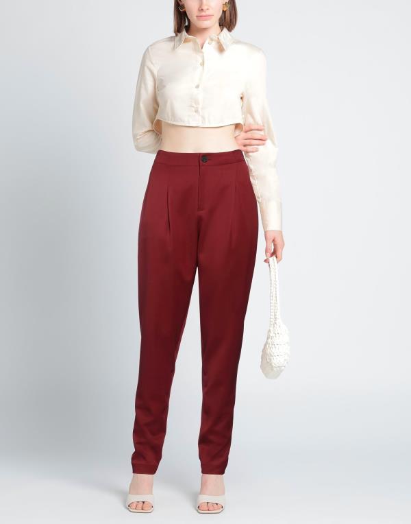 【送料無料】 イッセイミヤケ レディース カジュアルパンツ ボトムス Casual pants Garnet