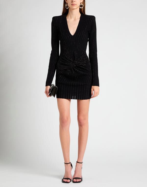 【送料無料】 バルマン レディース ワンピース トップス Sheath dress Black