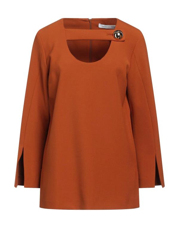 【送料無料】 シモーナ コルセリーニ レディース シャツ ブラウス トップス Top Brown