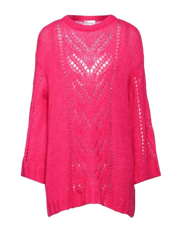 【送料無料】 レッドバレンティノ レディース ニット・セーター アウター Sweater Fuchsia