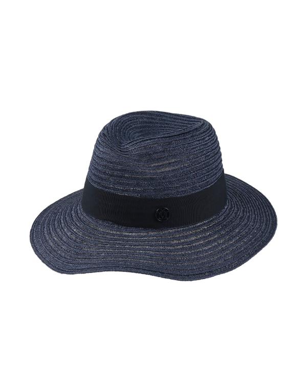 【送料無料】 メゾンミッシェル レディース 帽子 アクセサリー Hat Navy blue