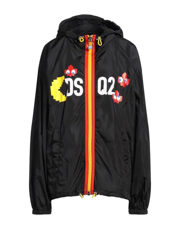 【送料無料】 ディースクエアード レディース ジャケット・ブルゾン アウター Jacket Blackのサムネイル