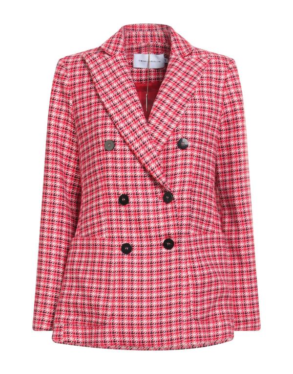 【送料無料】 シモーナ コルセリーニ レディース ジャケット・ブルゾン ブレザー アウター Blazer Pink