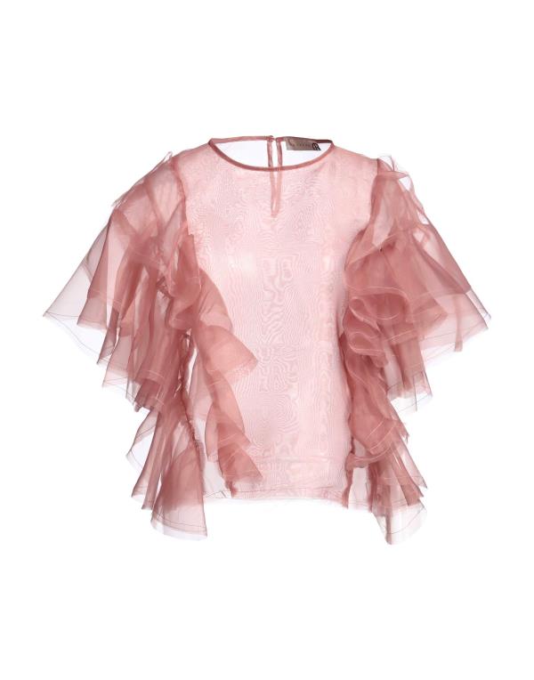 【送料無料】 ハブワン レディース シャツ ブラウス トップス Top Pinkのサムネイル