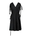 【送料無料】 レッドバレンティノ レディース ワンピース トップス Midi dress Black