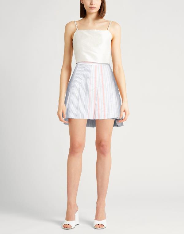【送料無料】 トムブラウン レディース スカート ボトムス Mini skirt White