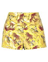 【送料無料】 アールサーティーン レディース ハーフパンツ・ショーツ ボトムス Shorts & Bermuda Yellow