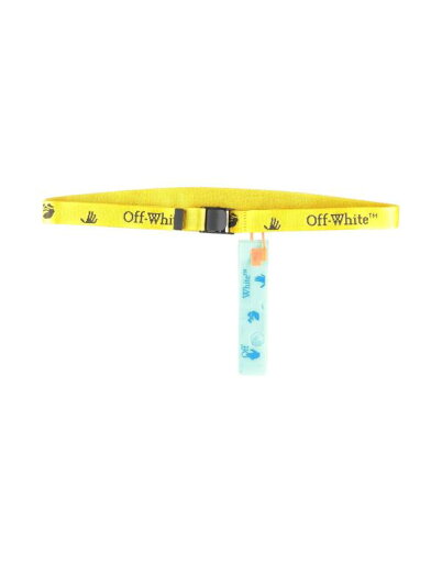 【送料無料】 オフホワイト レディース ベルト アクセサリー Regular belt Yellow 【送料無料】 オフホワイト レディース ベルト アクセサリー Regular belt Yellow