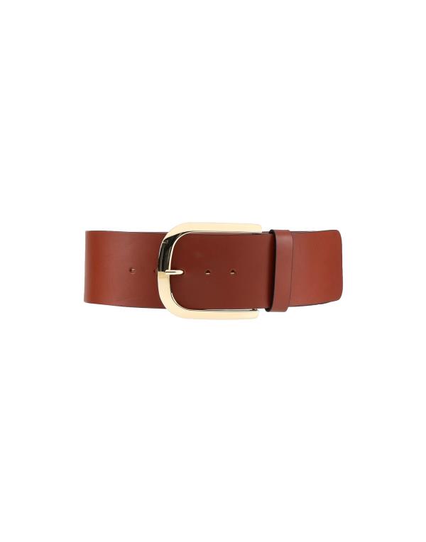 【送料無料】 エリカ・カヴァリーニ レディース ベルト アクセサリー High-waist belt Brown