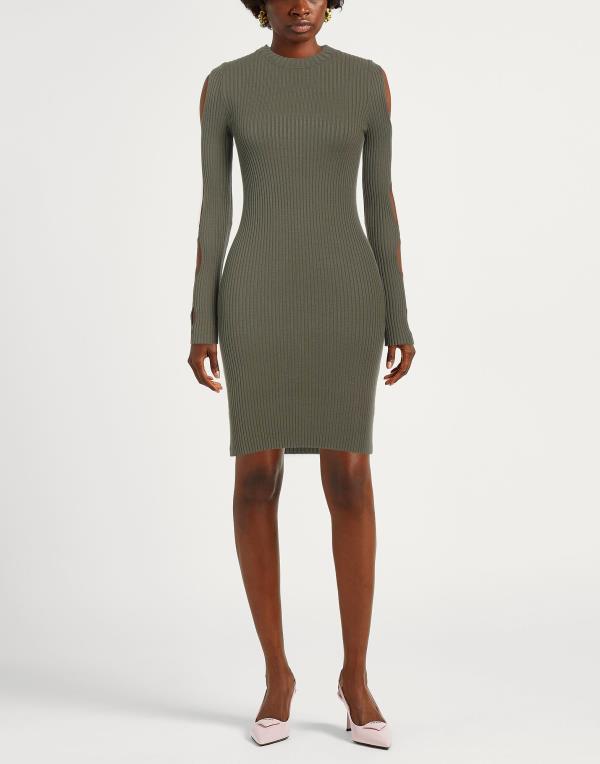 【送料無料】 ヴィコロ レディース ワンピース トップス Sheath dress Military green