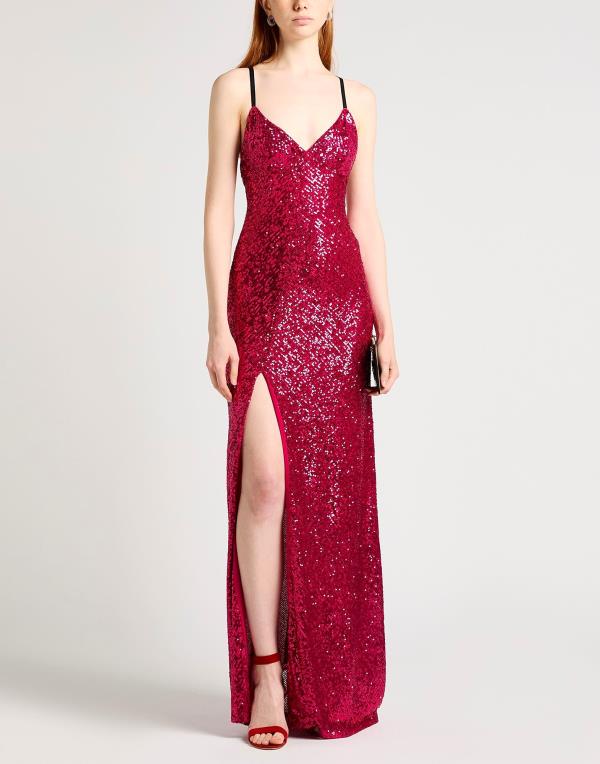 【送料無料】 ピンコ レディース ワンピース トップス Long dress Fuchsia