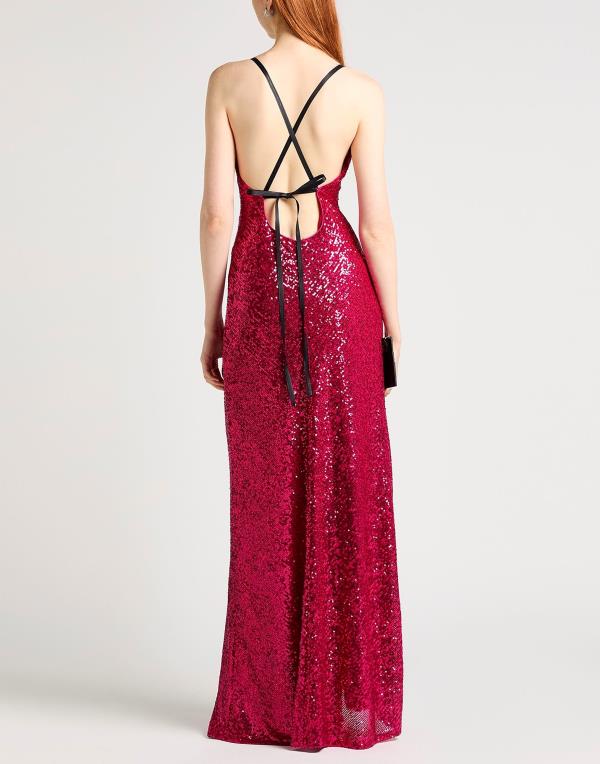 【送料無料】 ピンコ レディース ワンピース トップス Long dress Fuchsia