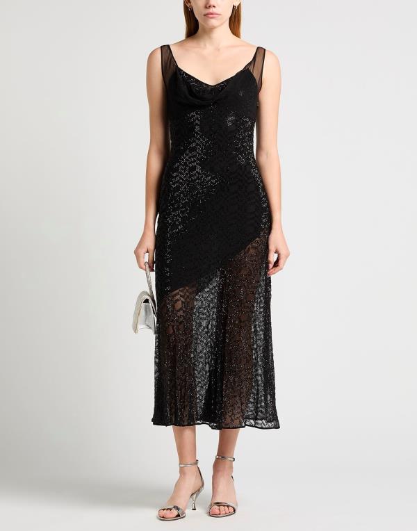 【送料無料】 ミッソーニ レディース ワンピース トップス Long dress Black