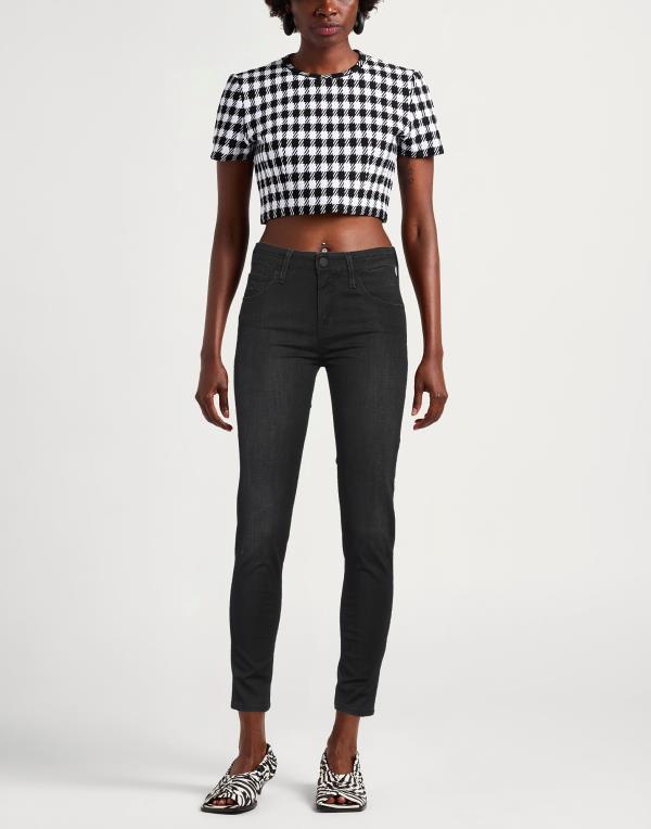 【送料無料】 ヤコブ コーエン レディース デニムパンツ ジーンズ ボトムス Denim pants Black