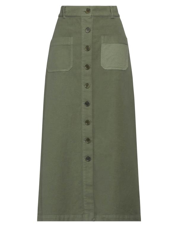 【送料無料】 アスペジ レディース スカート ボトムス Maxi Skirts Military green