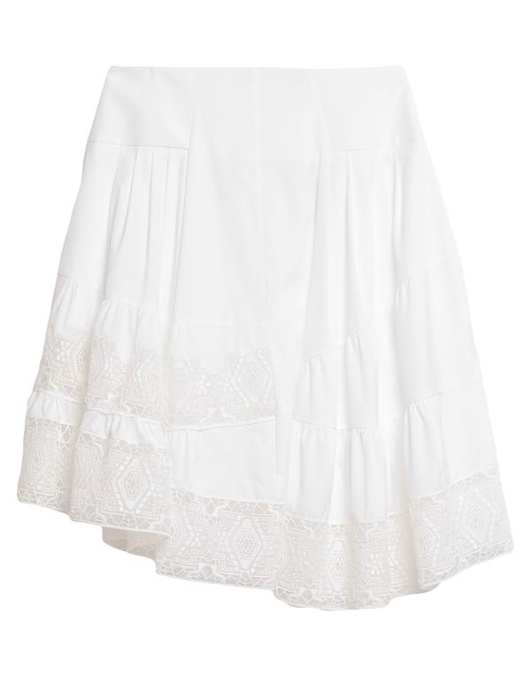【送料無料】 エルマンノ シェルヴィーノ レディース スカート ボトムス Midi skirt White