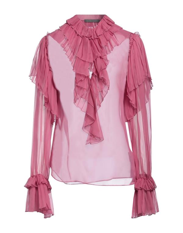 【送料無料】 アルベルタ フェレッティ レディース シャツ ブラウス トップス Silk top Magenta