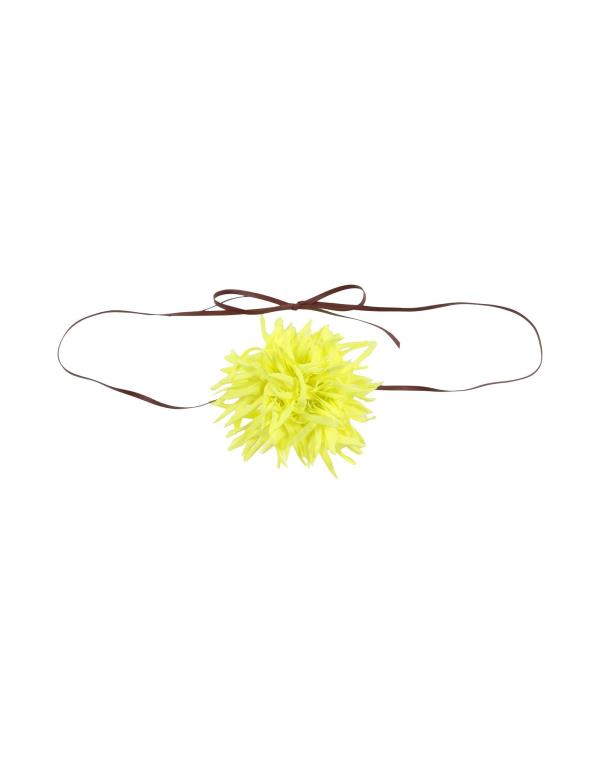【送料無料】 ユッカ レディース ベルト アクセサリー Thin belt Lime green