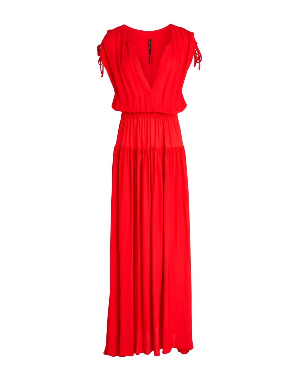 【送料無料】 マニラグレース レディース ワンピース トップス Long dress Red