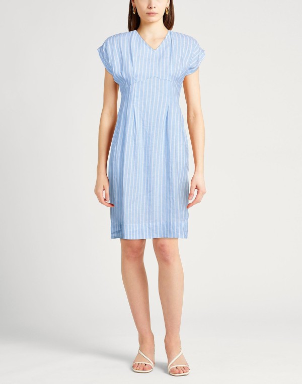 【送料無料】 メルシー レディース ワンピース トップス Short dress Light blue