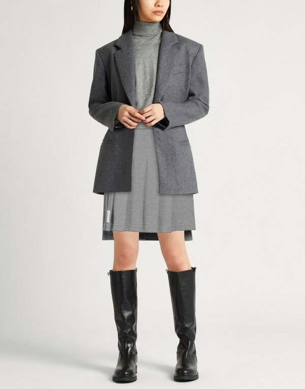 【送料無料】 トムブラウン レディース スカート ボトムス Mini skirt Grey