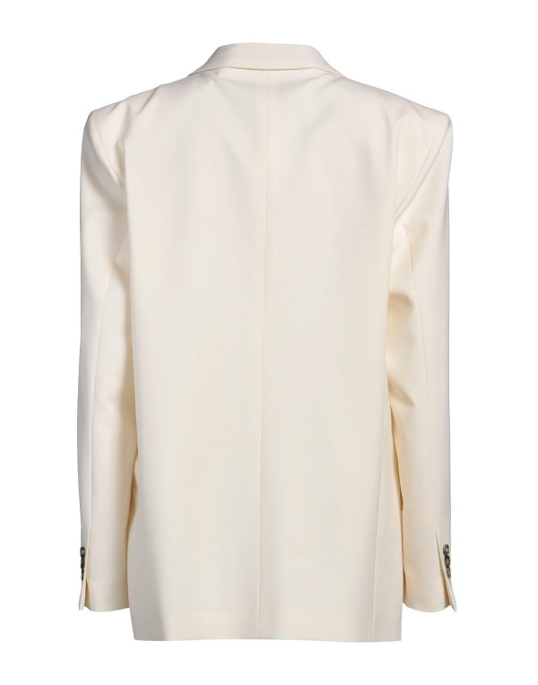 【送料無料】 エムエスジイエム レディース ジャケット・ブルゾン ブレザー アウター Blazer Ivory