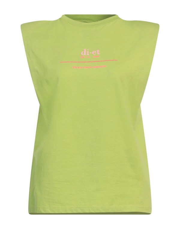 【送料無料】 マークエリス レディース Tシャツ トップス T-shirt Lime green