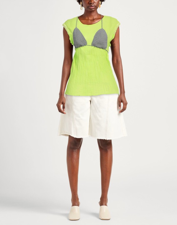 【送料無料】 アリジ レディース シャツ ブラウス トップス Top Lime green
