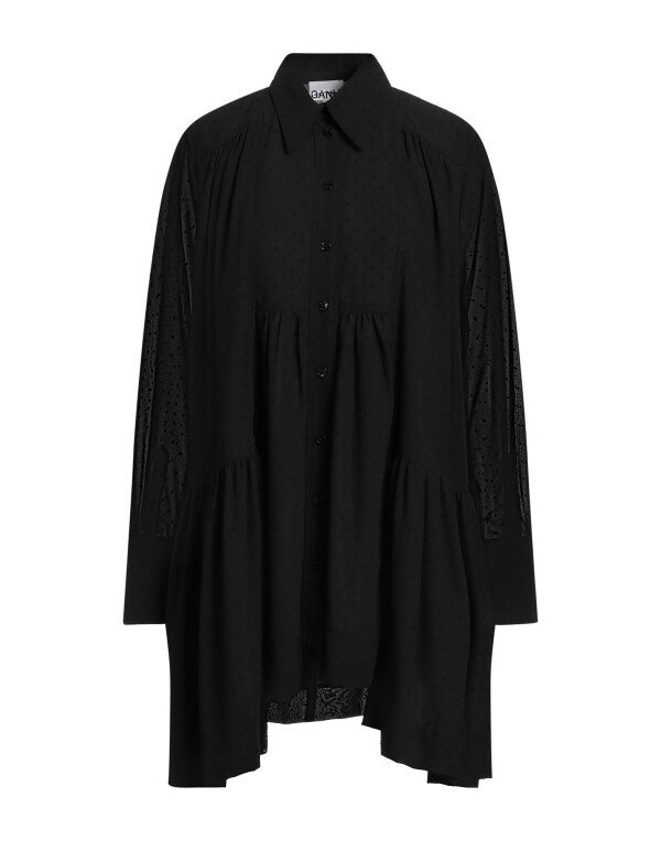 【送料無料】 ガニー レディース ワンピース トップス Shirt dress Black