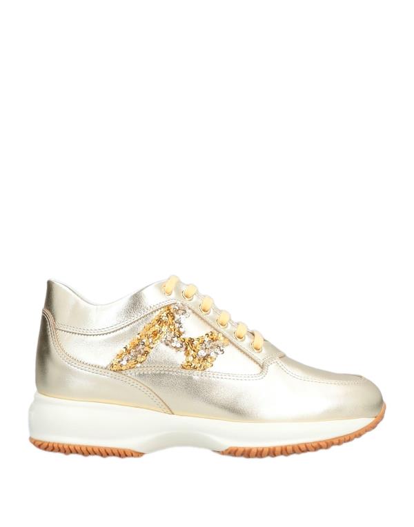 【送料無料】 ホーガン レディース スニーカー シューズ Sneakers Gold