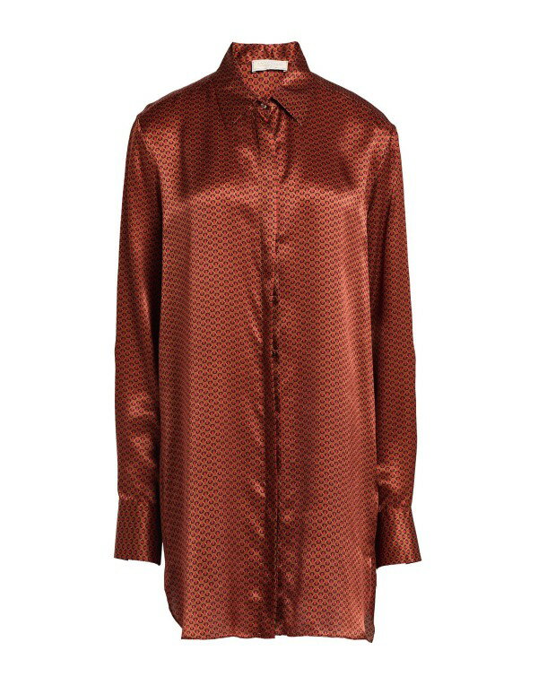 【送料無料】 アントネリ レディース シャツ トップス Patterned shirts & blouses Brick
