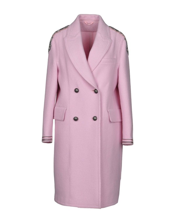 【送料無料】 エルマンノ シェルヴィーノ レディース コート アウター Coat Pink