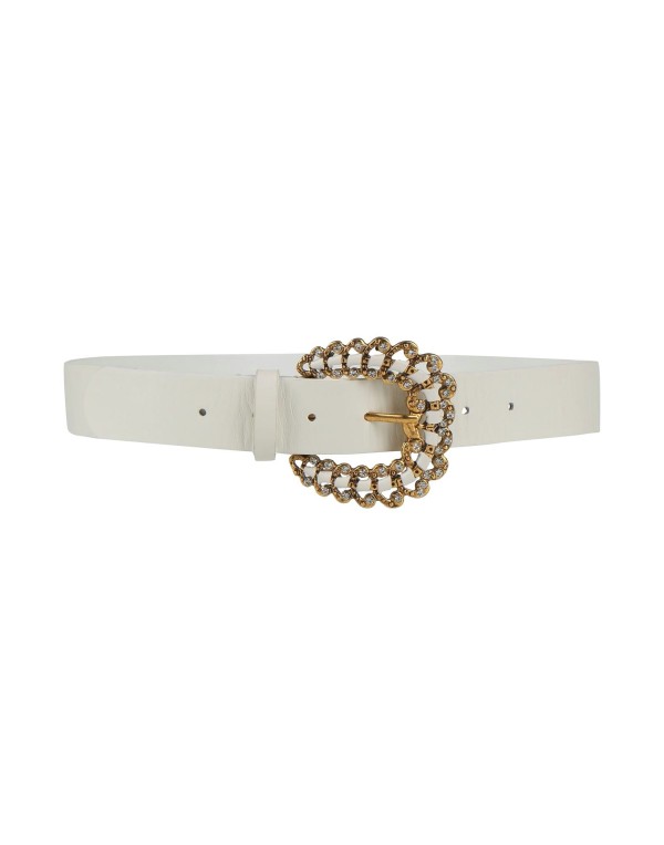 【送料無料】 マージュ レディース ベルト アクセサリー Regular belt White