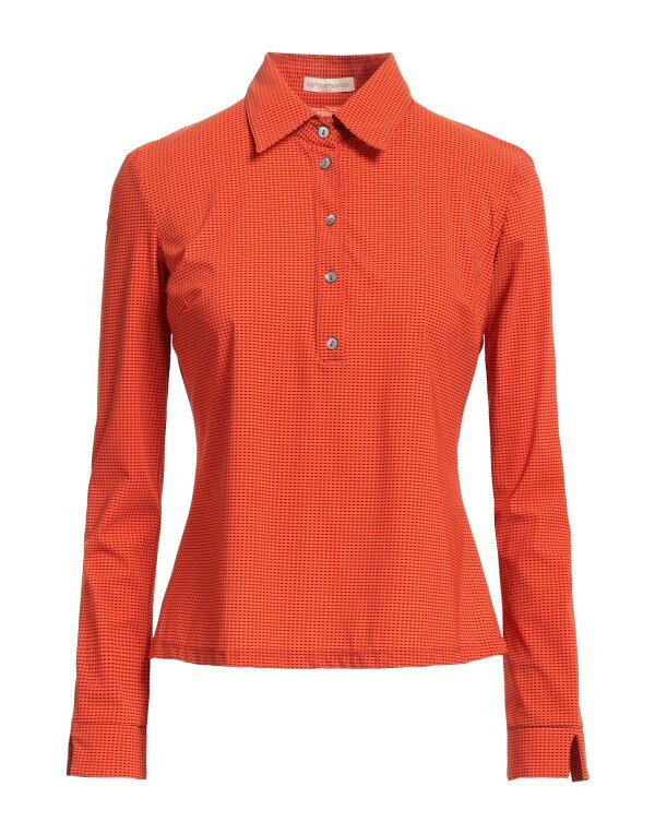 【送料無料】 カミセッタスノーブ レディース ポロシャツ トップス Polo shirt Orange