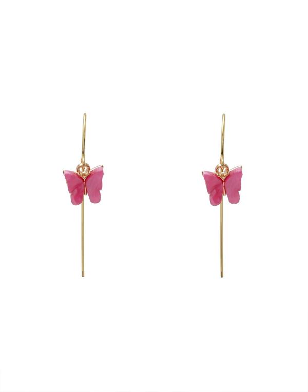 yz ^IC fB[X sAXECO ANZT[ Earrings Fuchsia