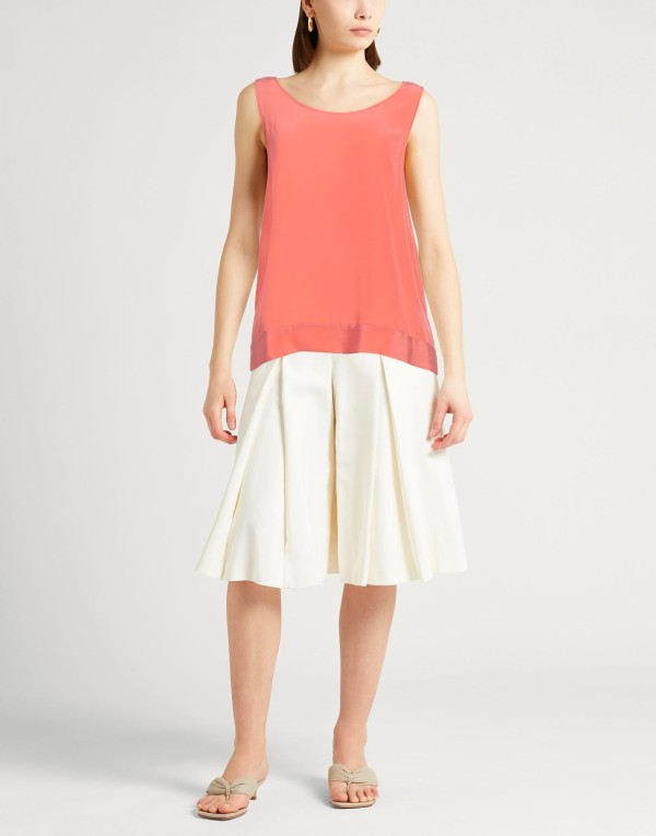 【送料無料】 アスペジ レディース シャツ ブラウス トップス Silk top Salmon pink