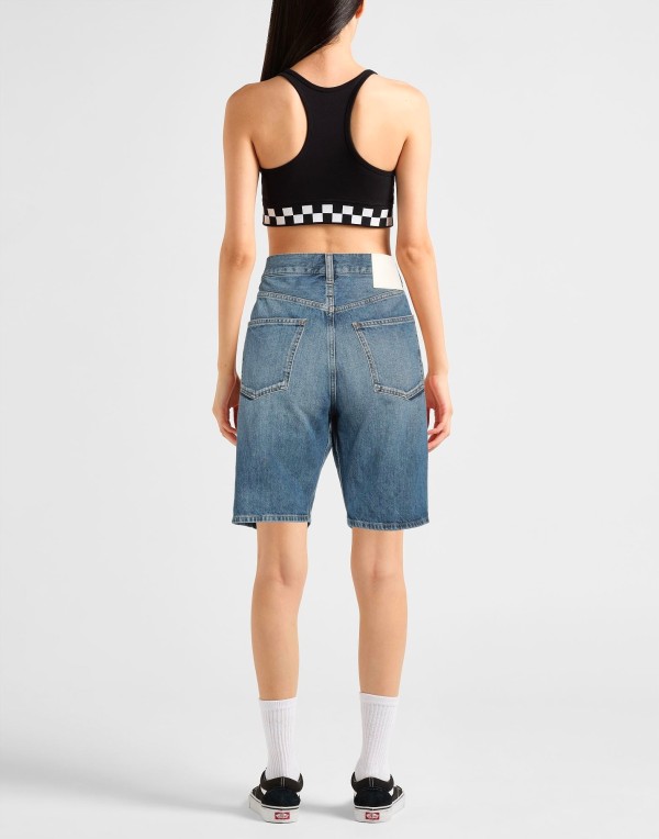 【送料無料】 ヴァレンティノ レディース ハーフパンツ・ショーツ デニムショーツ ボトムス Denim shorts Blue