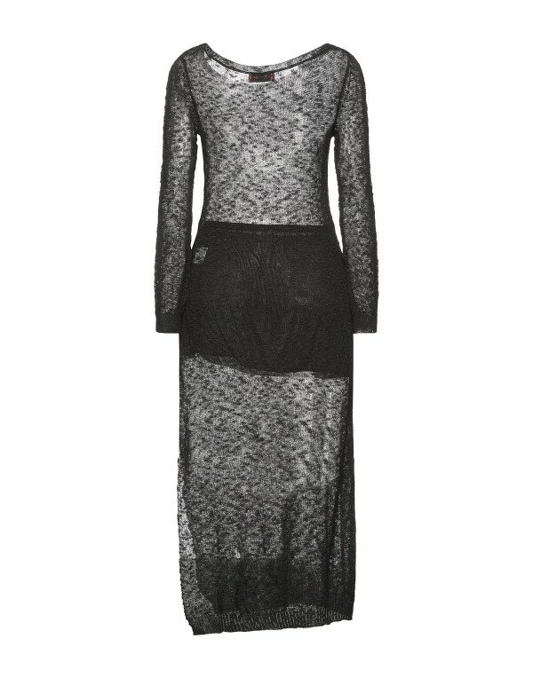 【送料無料】 ミッソーニ レディース ワンピース トップス Midi dress Black