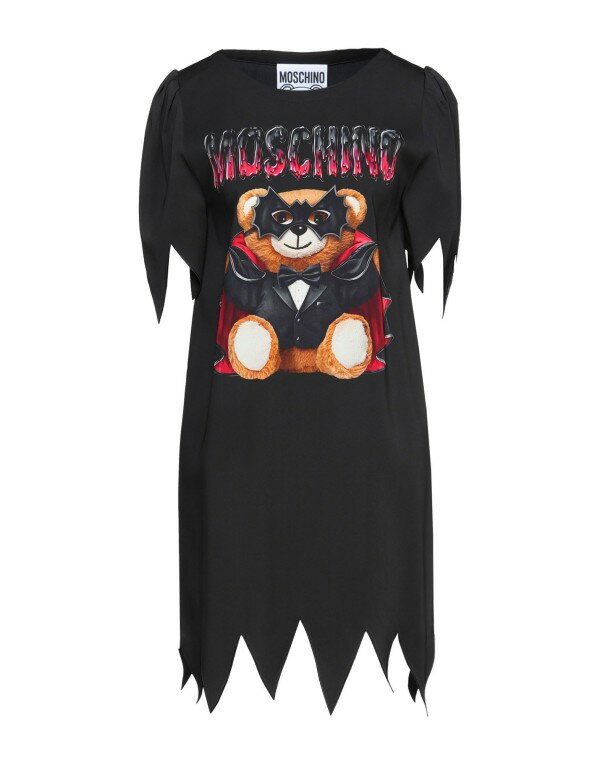 モスキーノ 30years MOSCHINO 白 赤 ドット ワンピース 42