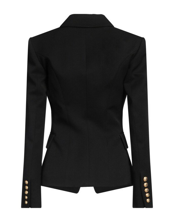 【送料無料】 バルマン レディース ジャケット・ブルゾン ブレザー アウター Blazer Black