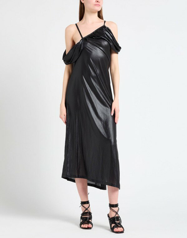 【送料無料】 アン ドゥムルメステール レディース ワンピース トップス Long dress Black