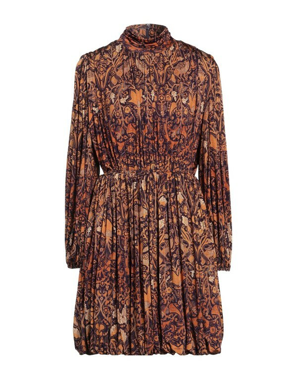 【送料無料】 ウラ・ジョンソン レディース ワンピース トップス Short dress Dark purple