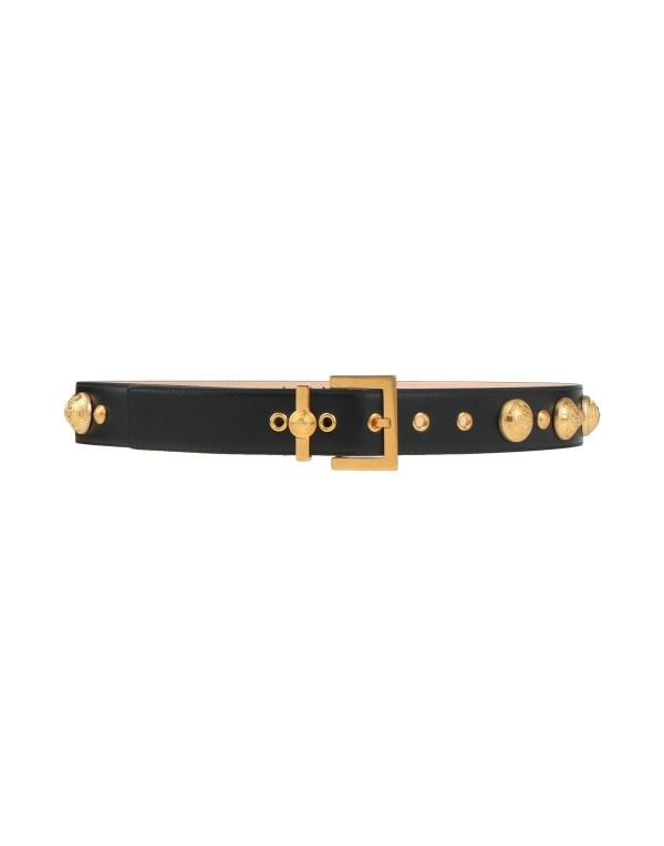 【送料無料】 バルマン レディース ベルト アクセサリー Regular belt Black