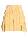 【送料無料】 イザベルマランエトワール レディース スカート ボトムス Mini skirt Ocher