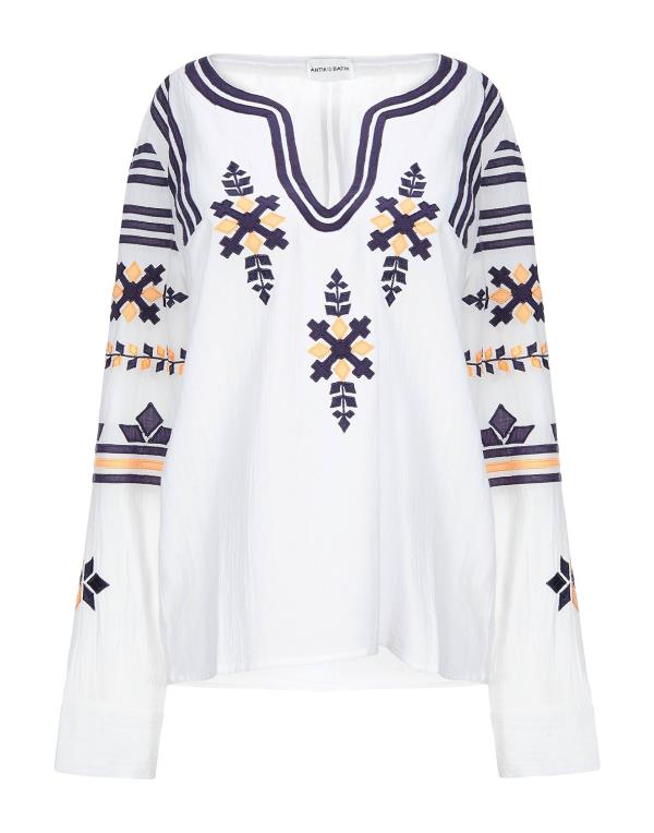 【送料無料】 アンティックバティック レディース シャツ トップス Blouse Whiteのサムネイル